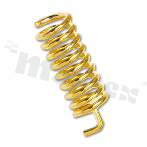 Antenna; spring; ISM; 868MHz; 3.0dBi; VSWR<1.5; linear; welding head; 17x5.5mm