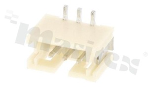 Header for PCB; pitch 2.00mm; 3-contacts; SMD; male; top entry; 100V/2A