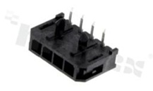 Złącze Kablowe do PCB; w rastrze 3.00mm; 4-stykowe [4x1]; montaż THT; męskie; poziome; jędnorzędowe; 250V/5A