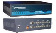Przemysłowy konwerter USB - 8 x RS422/485; wymiary 215 x 122.5 x 56; montaż naścienny (opcjonalnie na szynie DIN)