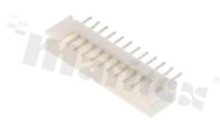 Header for PCB; pitch 2.00mm; 12-contacts; THT; male; top entry; 100V/2A