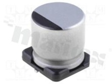 Electrolytic capacitor; SMD; 100uF; 6.3V; 105deg.C; 6.3x5.4; 20%; 1000h