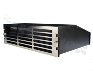 Taca wentylatora AC; taca 3 RU, poziomy przepływ powietrza; liczba wentylatorów: 2; 115VAC; 400CFM; 17x13.7x5.22mm.