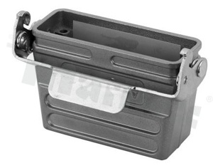 Heavy-Mate A series; hood coupling application; low profile; straight; size: A16; thread: M25; operating temperature -40°C to 100°C; IP65