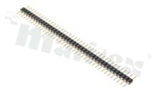 Pin Header; pitch 2.54mm; 1x40 pins; assembly: THT; male; straight; single row;