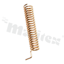 Antenna; spring; ISM; 433MHz; 3.0dBi; VSWR<1.6; linear; welding head; 27.9x3mm