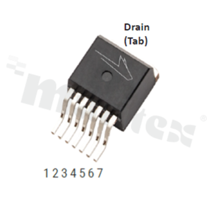 Tranzystor N-MOSFET SiC; unipolarny; 1200V; 25mOhm; -55+175 st.C; SMD; TO-263-7XL