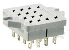 Socket for relay R15; 14 PIN; 10A; mounting: PCB; 10A/250VAC