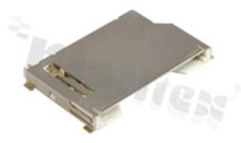 SD/MMC card connector; short type; SMD; dimensions: 27.7x16.50x2.25 mm