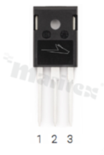Tranzystor N-MOSFET SiC; unipolarny; 1700V; 900mOhm; 4.4A; 41W; -55+175 st.C; THT; TO-247-3