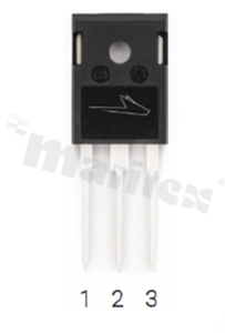 Tranzystor N-MOSFET SiC; unipolarny; 1700V; 900mOhm; 4.4A; 41W; -55+175 st.C; THT; TO-247-3