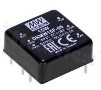 Converter DC/DC; 15W; 5V; 9-36V; 1500mA