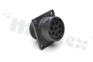 Standard Connector circular; RCP SQ FL 8 pins; SZ 14 SCKT SEAL