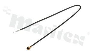 Kabel antenowy; przejściowy; koncentryczny RG1.13 o długości 15cm; zakończony żeńskim wtykiem IPX (U.FL); druga strona odizolowana; do lutowania