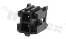 Złącze Kablowe do PCB; w rastrze 3.00mm; 2-stykowe [2x1]; montaż THT; męskie; pionowe; dwurzędowe; AWG#30-22; 250V/5A