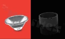 Lens for LED high power; angle: oval 22 x 35 degrees ; Number of LEDs: 1; Dimensions: round 22.2mm; Height: 10.6mm; material: PMMA; Fastening: tape; frame