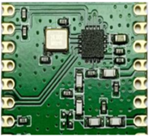 Module; ISM; transmitter; 868MHz; +20dBm; SPI; FSK; 1.8-3.6V; SMD
