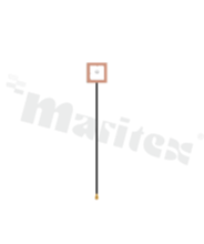 Antenna; active; patch; GNSS; 1559-1586MHz; 16dB; VSWR<1.6; RHCP; directional; RF1.13; 0.1m; IPEX; adhesive; 18x18x7.5mm