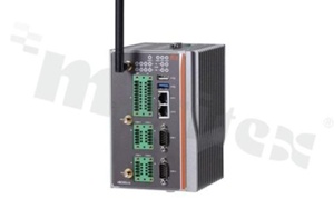 Robust Din-rail Fanless Embedded System; Intel Atom E3827 1.75 GHz; 4 IsolatedCOM; 2xCOM; 2 Isolated LAN; VGA; 2 x USB; 2x mPCIe; operating temperature -40+70deg.C; supply 12-48 V