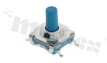 Przełącznik Tact Switch; SMD; wymiary korpusu 7.0x7.2; h=8.5mm; pionowy; o sile nacisku 180gf; przycisk okrągły