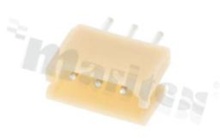 Header for PCB; pitch 2.50mm; 3-contacts; THT; male; top entry; 250V/3A