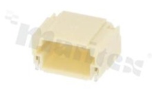 Header for PCB; pitch 1.00mm; 3-contacts; SMD; male; side entry; 50V/1A