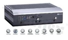 Bezwentylatorowy komputer wbudowany; IEC60945; IP40; EN45545; IntelCore i3-3217UE 1.6 GHz; RAM 4GB; 4xUSB; 3xCOM-isolated;1xVGA; 1xDVI-D;4xGbE;1xCAN-isolated; 1xCFast; 3xPCI EXmini; 1xSIMslot; temp. pracy -40+80C; zasilanie 14-32V DC
