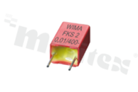 Capacitor; 0.033 uF; 400 VDC; 6x12.5x18mm; version: standardowa; 20%; pin: 6-2