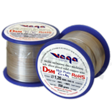 Silver coated copper wire; diameter 1.20mm; SWG 18; -40+105 deg.C; 24.5m; 250g.