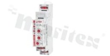 Time transmitter; 10 time ranges; rated current 16A; control voltage 12...240VAC/DC; double changeover contact (2P); 16A/24VDC; 16A/250VAC