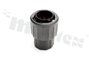 Standard Connector circular; male; straight; plug; end cap Sz 14 8 p
