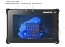 Tablet; Intel Core i5/i7; 8.0” LCD (1280 x 800); NVMe PCIe SSD; USB; Audio; microSD; TPM 2.0
