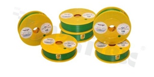 Przewód pojedynczy LGY/H05V-K; z wielodrutową miedzianą żyłą; zielony/niebieski; przekrój 0.50mm2; AWG 20; 500V; -40+105 st.C; 100m.