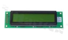 Display LCM; LCD character; 20x2 chars; STN yellow-green Y/G; LED backlighting; view 6:00;