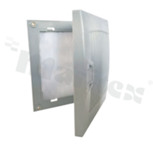 Fan guard; snap-on/louvered; 200mm.