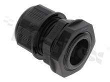 Cabel Gland PG13.5; nylon; PG13.5 5-9.0mm; Flat O-ring; with lock nut; black; for wrench 24