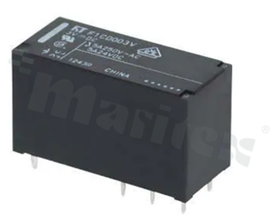 Przekaźnik elektromagnetyczny; prąd znamionowy 8A; napięcie cewki 24V DC; podwójny styk przełączny (DPDT); moc cewki 400mW; 8A/24V DC; 8A/250V AC; montaż: THT