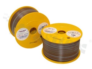 Przewód pojedynczy LGY/H05V-K; z wielodrutową miedzianą żyłą; brązowy/szary; przekrój 1.50mm2; AWG 16; 500V; -40+105 st.C; 100m.