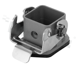 Heavy-Mate A series, housing bulkhead mounting with gasket, size: A3/4, operating temp. -40°C to 100°C, IP65