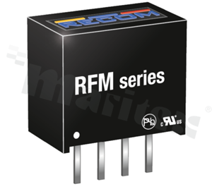  Przetwornica DC/DC ; 1W; Uwej: 4.5-5.5V; Uwyj: 5V; Iwyj: 200mA; -40+85st.C; THT;  SIP4