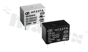 Electromagnetic relay; contact rating current 5A; coil voltage 12VDC; make contact (1A); 5A/30VDC; 5A/250VAC