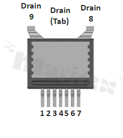 Tranzystor N-MOSFET SiC; unipolarny; 1200V; 25mOhm; -55+175 st.C; SMD; TSC (U2)