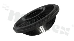 Heatsink SP-ES-HEATSINK-T-BLACK, diameter: 110mm, height: 40,8mm, aluminium