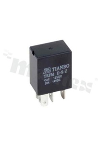 Electromagnetic relay; contact rating current 25A; coil voltage 12VDC; changeover contact (1C); coil power 1.2W; 20A/14VDC