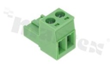 Listwa zaciskowa rozłączalna; w rastrze 5.08mm; 2-torowa; żeńska; na przewód 2.50mm2(28-12AWG); kierunek wtykania równoległy do osi przewodu; styki z fosforobrązu; stalowa klatka przewodu; UL 300V/16A