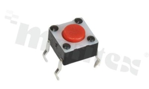 Tact Switch; THT; dimensions 6.0x6.0; h=5mm; vertical; operating force 260gf; button: round