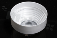 Lens for LED COB; angle: 35 to 58 degrees FWHM; Number of LEDs: 1; Dimensions: round 70mm; Height: 41.5mm; meterial: PMMA; PC; Fastening: socket