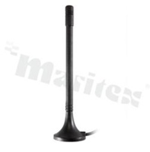 Antena; prętowa; Wi-Fi/Bluetooth/ISM; 2400-2483MHz; 2.0dBi; VSWR<2.0; liniowa; dookólna; RG174; 1.2m; SMA; magnetyczna; fi29.4x121mm; czarna