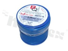 Przewód pojedynczy LGY/H05V-K; z wielodrutową miedzianą żyłą; niebieski; przekrój 0.50mm2; AWG 20; 500V; -40+105 st.C; 25m.