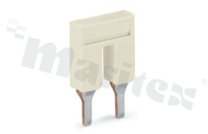 Mostek do złączy przelotowych serii 2002; 2-torowy; jasnoszary; 800V/41A